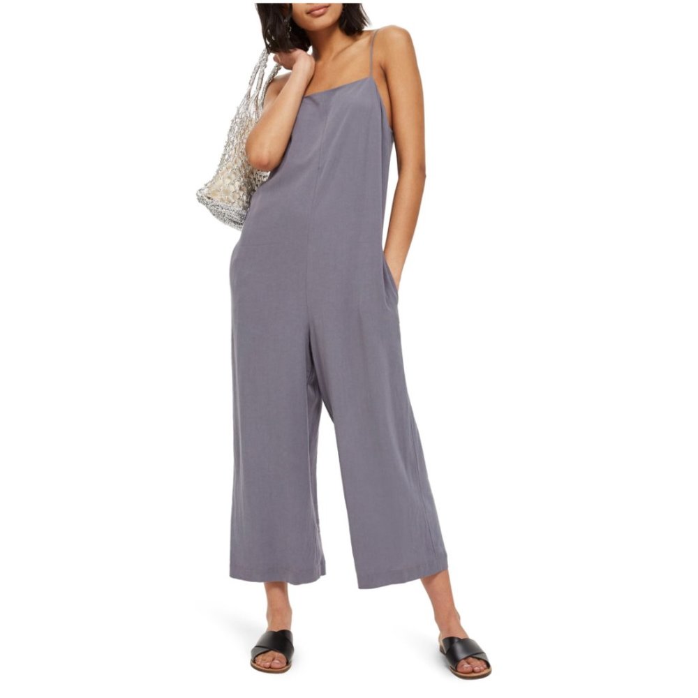 Topshop Molly Square Neck Slouch Jumpsuit